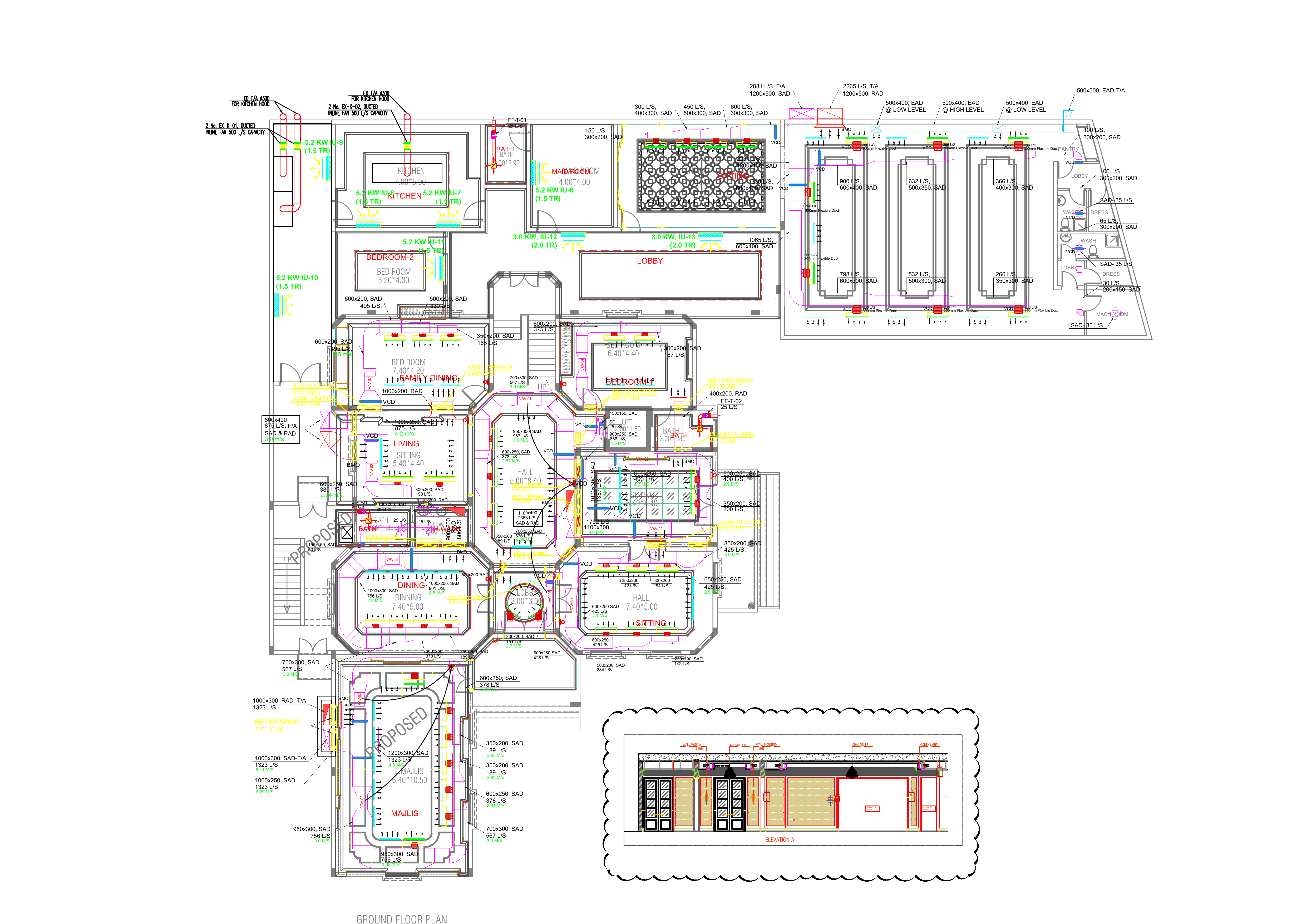 Jaber Villa architectural plan