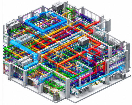 3D MEP coordination model