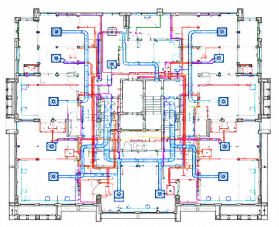 MEP drawing package sheet